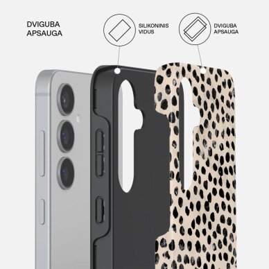 Samsung S24 PLUS Magnetic Almond Latte Tough BURGA nugarėlė 1