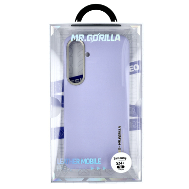 Samsung S24 PLUS Mr.Monkey purple SYNTHETIC LEATHER nugarėlė 1