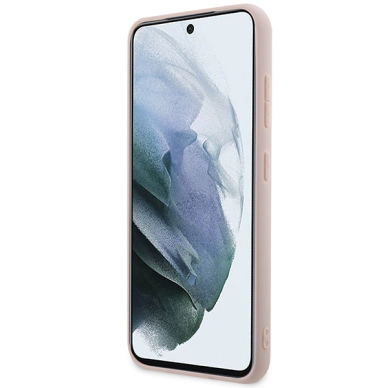 Samsung S24 PLUS pink Big Metal Logo GUESS nugarėlė 4