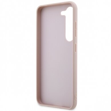 Samsung S24 PLUS pink Big Metal Logo GUESS nugarėlė 6