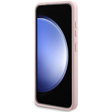 Samsung S24 PLUS pink Silicone Choupette KARL LAGERFELD nugarėlė 4
