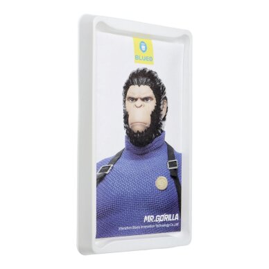 Samsung S24 PLUS / S25 PLUS black pilnas Mr. Monkey 5D stiklas 2