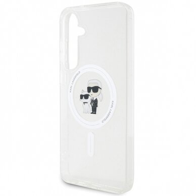 Samsung S24 PLUS transparent Karl&Choupette IML MagSafe KARL LAGERFELD nugarėlė 5