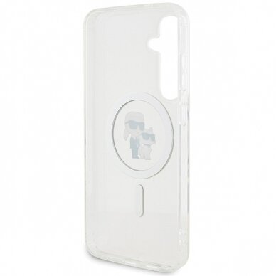 Samsung S24 PLUS transparent Karl&Choupette IML MagSafe KARL LAGERFELD nugarėlė 6