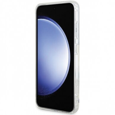 Samsung S24 transparent Choupette IML KARL LAGERFELD nugarėlė 4
