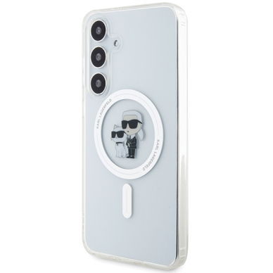 Samsung S24 transparent Karl&Choupette IML MagSafe KARL LAGERFELD nugarėlė 1
