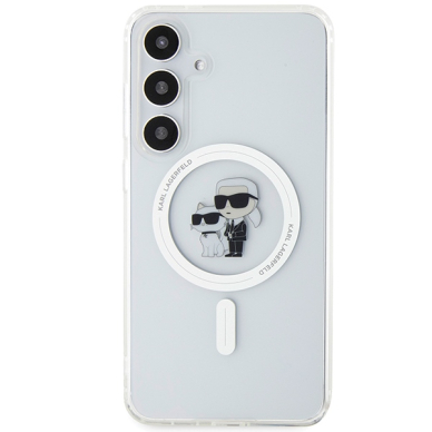 Samsung S24 transparent Karl&Choupette IML MagSafe KARL LAGERFELD nugarėlė 2