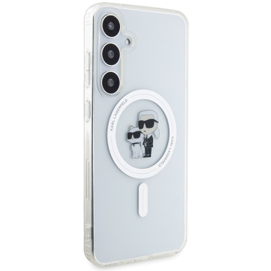 Samsung S24 transparent Karl&Choupette IML MagSafe KARL LAGERFELD nugarėlė 3