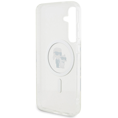 Samsung S24 transparent Karl&Choupette IML MagSafe KARL LAGERFELD nugarėlė 6