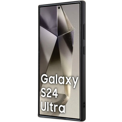 Samsung S24 ULTRA 3D black Rubber Ikonik KARL LAGERFELD nugarėlė 4