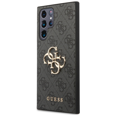 Samsung S24 ULTRA black Big Metal Logo GUESS nugarėlė 1