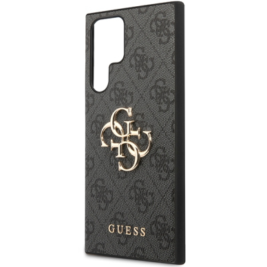 Samsung S24 ULTRA black Big Metal Logo GUESS nugarėlė 5