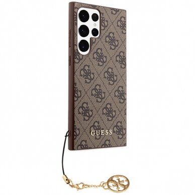Samsung S24 ULTRA brown Charms GUESS nugarėlė 3
