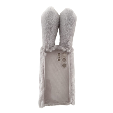 Samsung S24 ULTRA dark grey nugarėlė Fluffy rabbit 1
