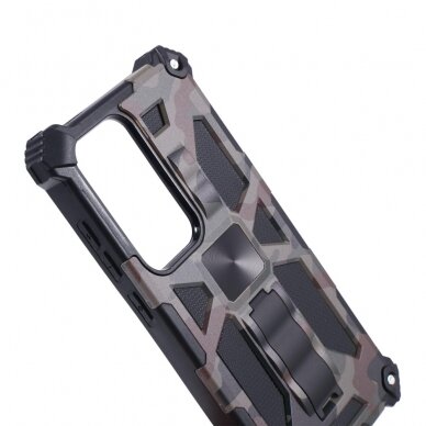 Samsung S24 ULTRA green camouflage ARMOR METAL nugarėlė 5