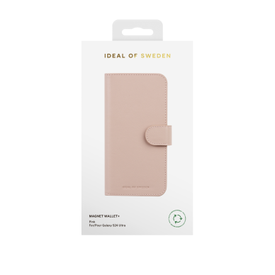 Samsung S24 ULTRA iDeal Of Sweden dėklas Magnet Wallet+ Pink 1
