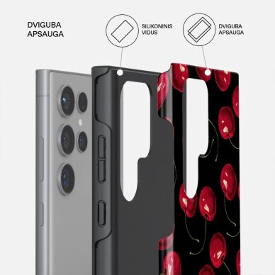 Samsung S24 ULTRA Magnetic Cherrybomb Tough BURGA nugarėlė 1