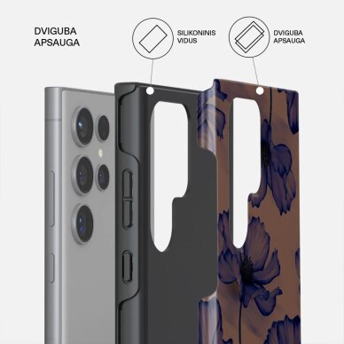 Samsung S24 ULTRA Magnetic Velvet Night Tough BURGA nugarėlė 1