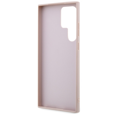 Samsung S24 ULTRA pink Big Metal Logo GUESS nugarėlė 6