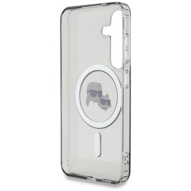 Samsung S25 black MagSafe IML KC Heads KARL LAGERFELD nugarėlė 6