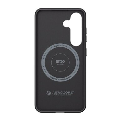 Samsung S25 black SPIGEN Enzo Aramid nugarėlė 2