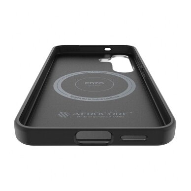 Samsung S25 black SPIGEN Enzo Aramid nugarėlė 3