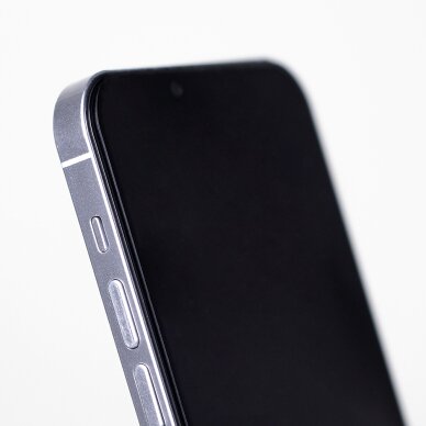 Samsung S25 EDGE black pilnas 5D PRIVACY stiklas 5