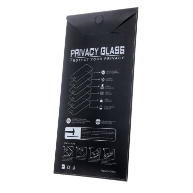 Samsung S25 EDGE black pilnas 5D PRIVACY stiklas 8