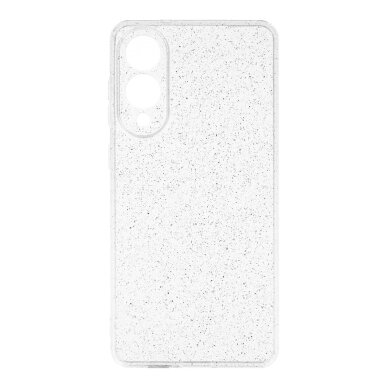 Samsung S25 EDGE clear Crystal Glitter nugarėlė