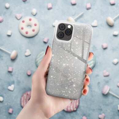 Samsung S25 EDGE silver SHINING nugarėlė 1