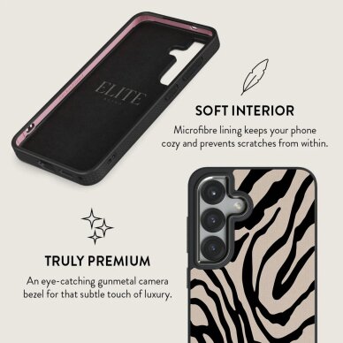 Samsung S25 Elite Gunmetal Imperial BURGA nugarėlė 5