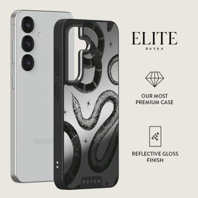 Samsung S25 Elite Mirror Gunmetal Poison BURGA nugarėlė 1