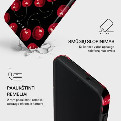 Samsung S25 Magnetic Cherrybomb Tough BURGA nugarėlė 2