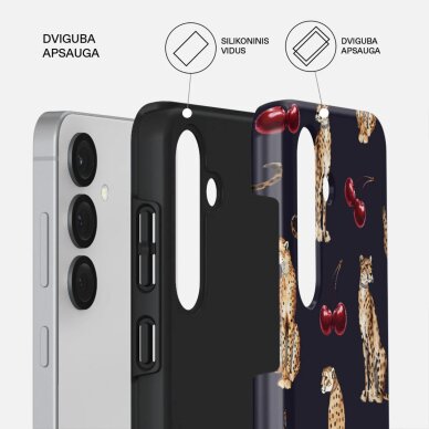 Samsung S25 Magnetic Cougar Tough BURGA nugarėlė 1
