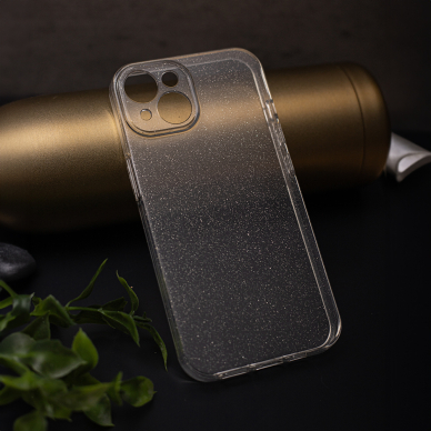 Samsung S25 PLUS clear Crystal Glitter nugarėlė 8