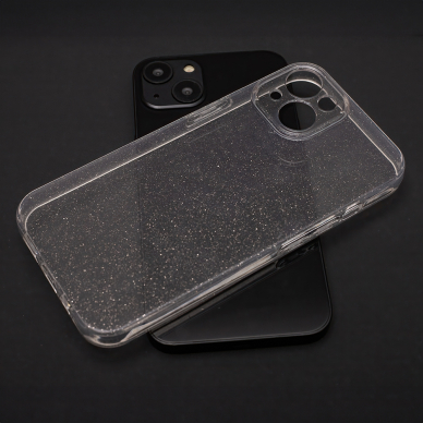 Samsung S25 PLUS clear Crystal Glitter nugarėlė 9