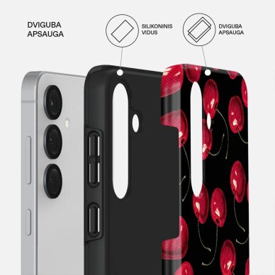 Samsung S25 PLUS Magnetic Cherrybomb Tough BURGA nugarėlė 1