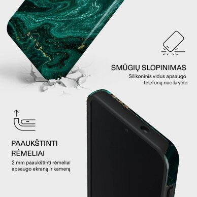 Samsung S25 PLUS Magnetic Emerald Pool Tough BURGA nugarėlė 2