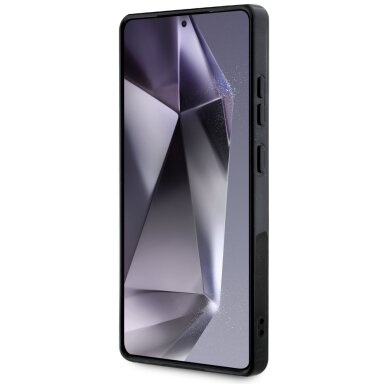 Samsung S25 ULTRA black MagSafe 4G Glitter Triangle GUESS nugarėlė 4