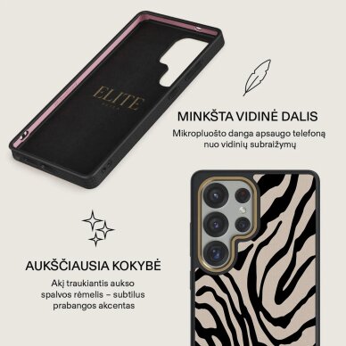 Samsung S25 ULTRA Elite Gunmetal Magnetic Imperial BURGA nugarėlė 2