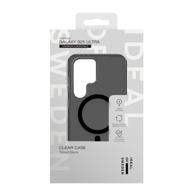 Samsung S25 ULTRA iDeal Of Sweden Tinted Black MagSafe nugarėlė 3