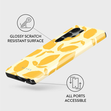 Samsung S25 ULTRA Lemon Tart Tough BURGA nugarėlė 2