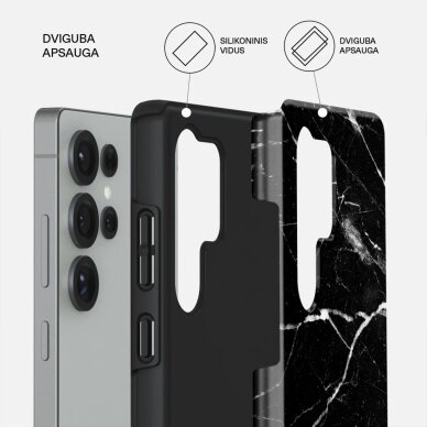 Samsung S25 ULTRA Magnetic Noir Origin Tough BURGA nugarėlė 1