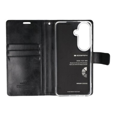 Samsung S26 black MERCURY MAG BLUE MOON dėklas 2