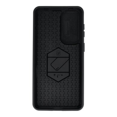 Samsung S26+ black RING ARMOR WITH CAMSHIELD nugarėlė 1