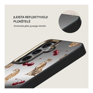 Samsung S26+ Elite Mirror Gold Magnetic Cougar BURGA nugarėlė 2