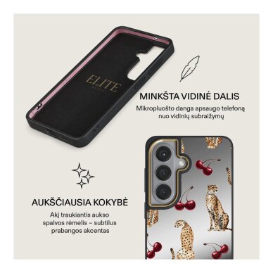 Samsung S26+ Elite Mirror Gold Magnetic Cougar BURGA nugarėlė 4
