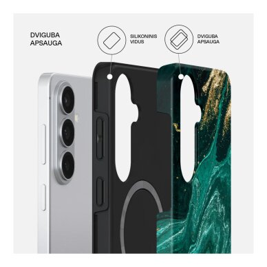 Samsung S26 Magnetic Emerald Pool Tough BURGA nugarėlė 1