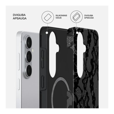Samsung S26+ Magnetic Magnetic Tough BURGA nugarėlė 1
