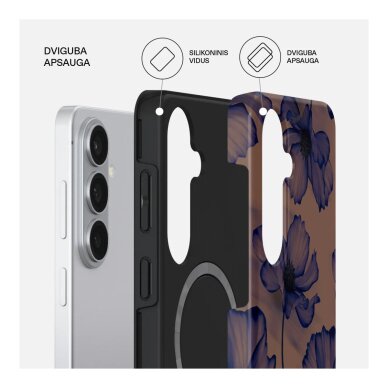 Samsung S26+ Magnetic Velvet Night Tough BURGA nugarėlė 1